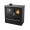 Cucina a Legna Verso CS Plus con forno in acciaio inox e piano cottura in acciaio, Nera, Sinistra, 7.7kW