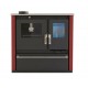 Cucina a Legna Verso CS Plus con forno in acciaio inox e piano cottura in acciaio, Rossa, Sinistra, 7.7kW | Stufe a Legna con Forno | Stufe A Legna |