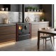 Cucina a Legna Verso CS Plus con forno e piano cottura in acciaio, Rossa, Destra, 7.7kW | Stufe a Legna con Forno | Stufe A Legna |