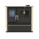 Cucina a Legna Verso CS Plus con forno e piano cottura in acciaio, Avorio, Destra, 7.7kW | Stufe a Legna con Forno | Stufe A Legna |