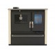Cucina a Legna Verso CS Plus con forno in acciaio inox e piano cottura in acciaio, Avorio, Sinistra, 7.7kW | Stufe a Legna con Forno | Stufe A Legna |