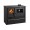 Cucina a Legna Verso CS Plus con forno e piano cottura in acciaio, Nera, Destra, 7.7kW