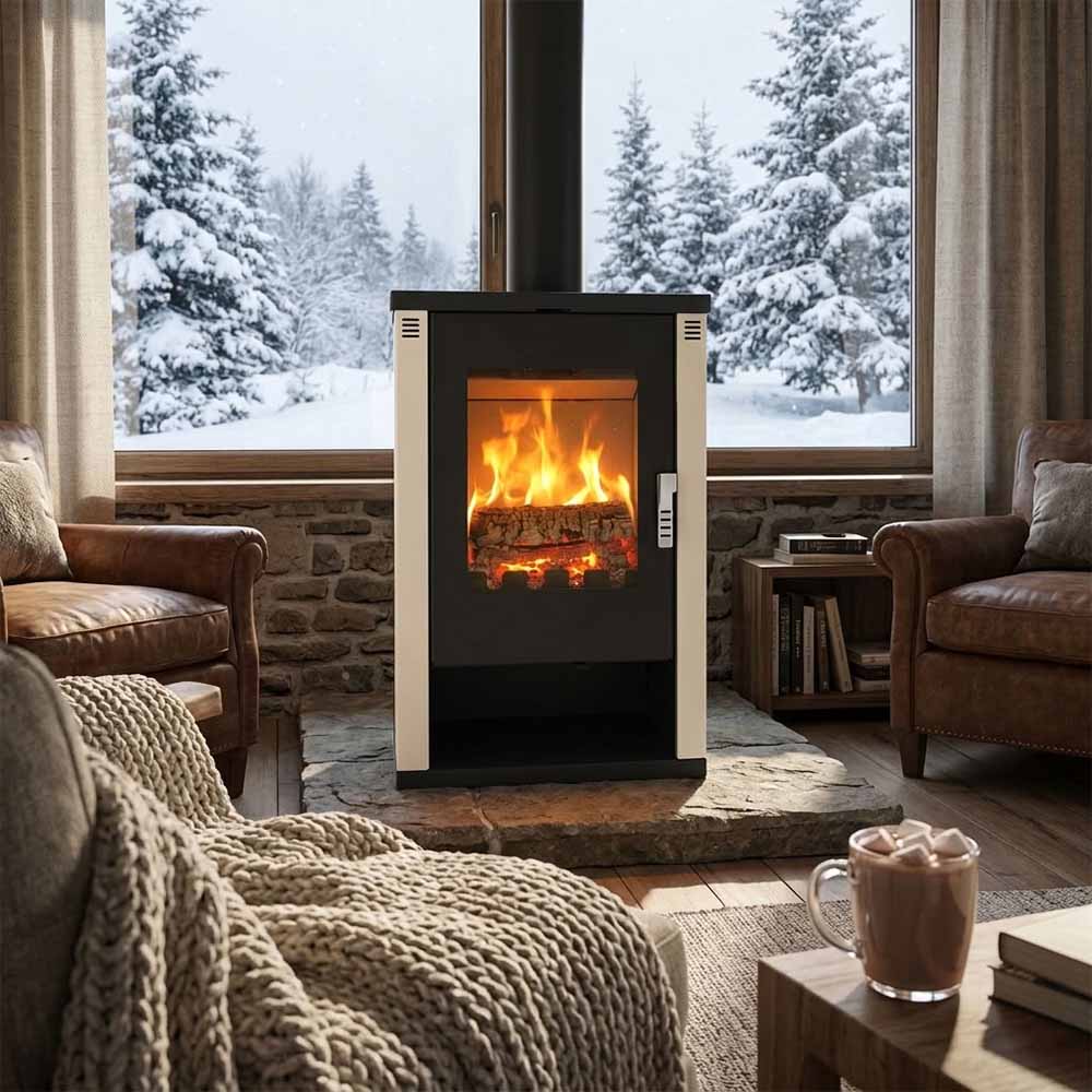 Stufa a Legna Verso Lheia Avorio, 7.5 kW | Stufe a Legna | Stufe A Legna |