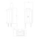 Camina a gas Balkan Energy GAS STANDING CORNER, 3.9kW - 6.0kW | Camini a gas |  |