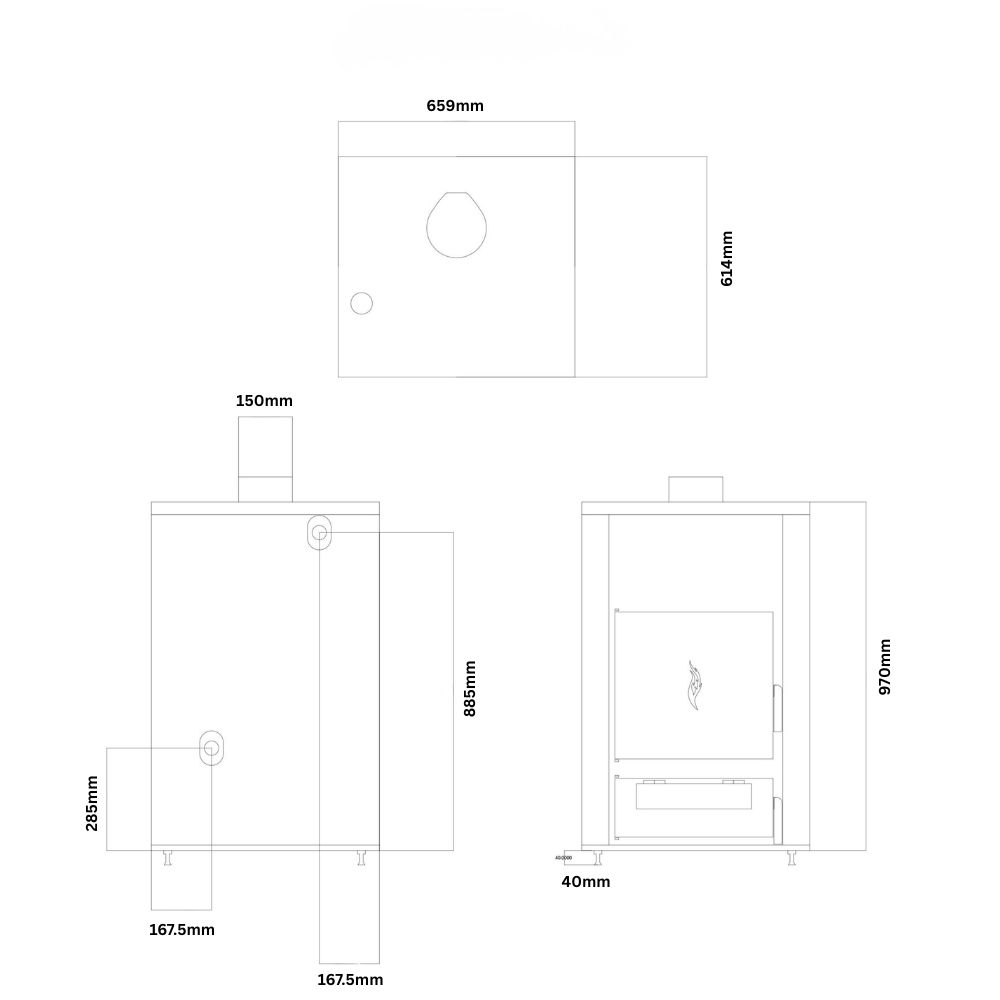 Caldaia a Legna Balkan Energy ATS HYDRO, 31 kW | Caldaie a Legna |  |