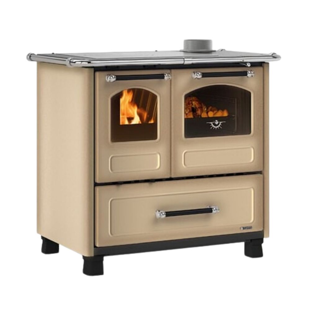 Stufa a Legna con Forno italiana La Nordica Family 4.5, marrone, 7.5kW | Stufe a Legna con Forno | Stufe A Legna |