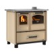 Stufa a Legna con Forno italiana La Nordica Family 4.5, marrone, 7.5kW | Stufe a Legna con Forno | Stufe A Legna |