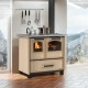 Stufa a Legna con Forno italiana La Nordica Family 4.5, marrone, 7.5kW | Stufe a Legna con Forno | Stufe A Legna |