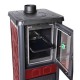 Stufa a Legna con Forno La Nordica Gemma Forno, rossa, 7.3kW | Stufe a Legna con Forno | Stufe A Legna |
