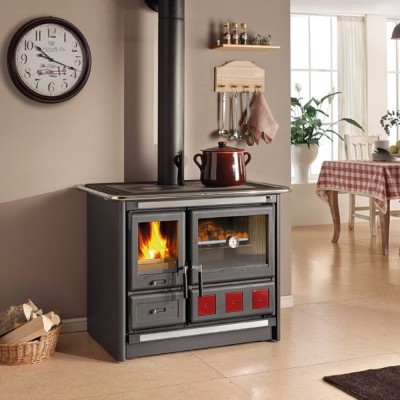 Stufa a Legna con Forno italiana La Nordica Rosa XXL, 10.5kW - La Nordica