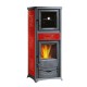 Stufa a Legna con Forno La Nordica Rossella Plus Forno Evo, rossa, 9.4kW | Stufe a Legna con Forno | Stufe A Legna |