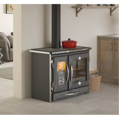 Stufa a Legna con Forno italiana La Nordica Suprema, 9kW - La Nordica