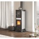 Stufa a Legna con Forno La Nordica Gemma Forno, bianca, 7.3kW | Stufe a Legna con Forno | Stufe A Legna |