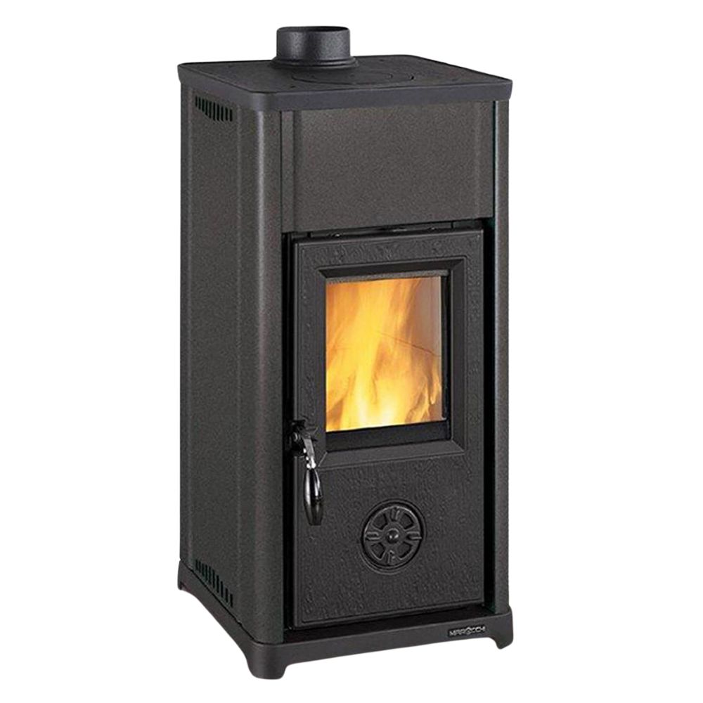 Stufa a Legna italiana La Nordica Tea, nera, 7kW | Stufe A Legna |  |