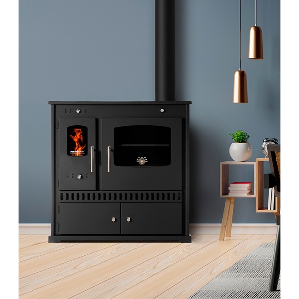 Stufa a legna con forno Prometey Perfect Eco, 7kW | Stufe a Legna con Forno | Stufe A Legna |