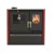 Cucina a Legna Verso CS Plus con forno in acciaio inox e piano cottura in vetroceramica, Rossa, Sinistra, 7.7kW