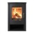 Stufa a Legna Verso Theia, Nera, 9kW
