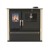 Cucina a Legna Verso CS Plus con forno in acciaio inox e piano cottura in acciaio, Avorio, Destra, 7.7kW