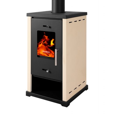 Stufa a legna Prometey EKO 3 Ivory , 8 kW - Stufe A Legna