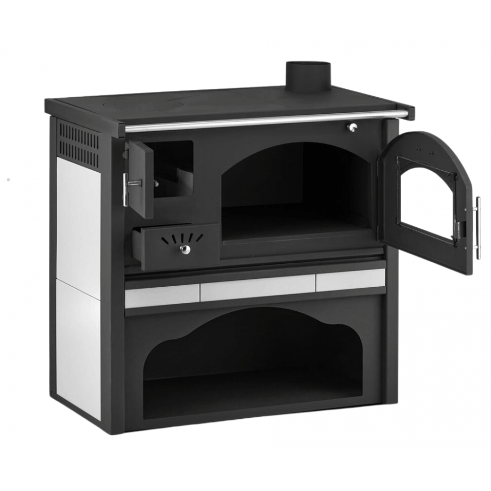 Cucina a Legna Zvezda Classic GF Ceramica, 5.7kW | Stufe a Legna con Forno | Stufe A Legna |
