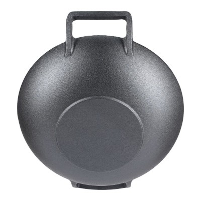 Padella wok in ghisa, Ф31 - Padella piatta in ghisa