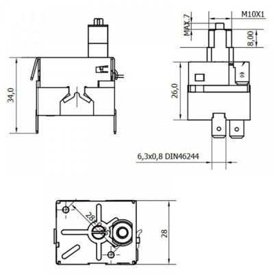 Display K500 con pulsanti touch per stufe a pellet BURNiT, Alfa Plam, Mareli Systems. - Pezzi Elettrici per Stufe a Pellet