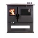 Cucina a Legna Verso CS Destra, 7.7kW | Stufe a Legna con Forno | Stufe A Legna |