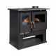 Cucina a Legna Verso CS Destra, 7.7kW | Stufe a Legna con Forno | Stufe A Legna |