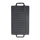 Piastra grill in ghisa doppia faccia, 43x23 cm | Piastra in ghisa |  |