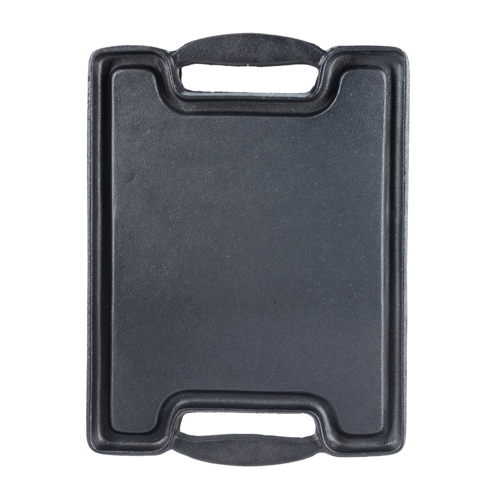 Piastra grill in ghisa doppia faccia, 36x25 cm | Piastra in ghisa |  |