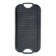 Piastra grill in ghisa doppia faccia, 51x26 cm | Piastra in ghisa |  |