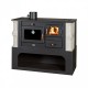 Cucina a Legna 1P34-К Alba Left, 10.1kW | Stufe a Legna con Forno | Stufe A Legna |