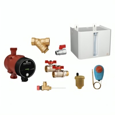 Kit idraulico per impianto di riscaldamento aperto - Installazione e Accessori