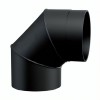 Curva per canna fumaria 90° MK NERO, acciaio, nero, Ø150,  Spessore 2mm
