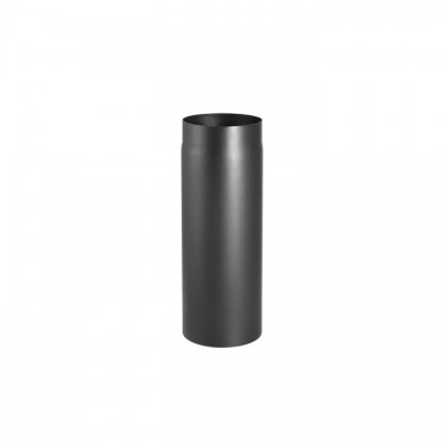 Tubo per canna fumaria in acciaio nero PARKANEX, dritto, lunghezza 0.5 m, Ø130,  Spessore 2mm - 