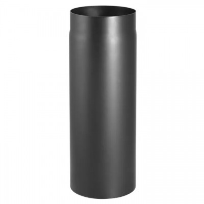 Tubo per canna fumaria in acciaio nero PARKANEX, dritto, lunghezza 0.5 m, Ø130,  Spessore 2mm - 