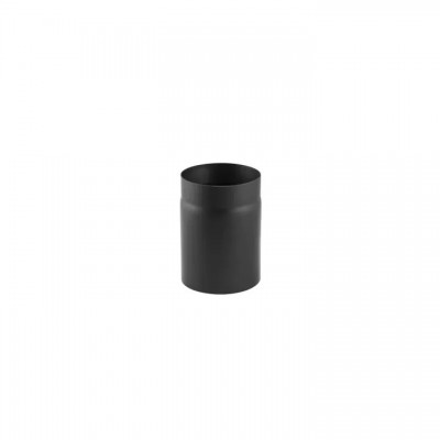Tubo per canna fumaria in acciaio nero PARKANEX, dritto, lunghezza 0.25 m, Ø150,  Spessore 2mm - PARKANEX