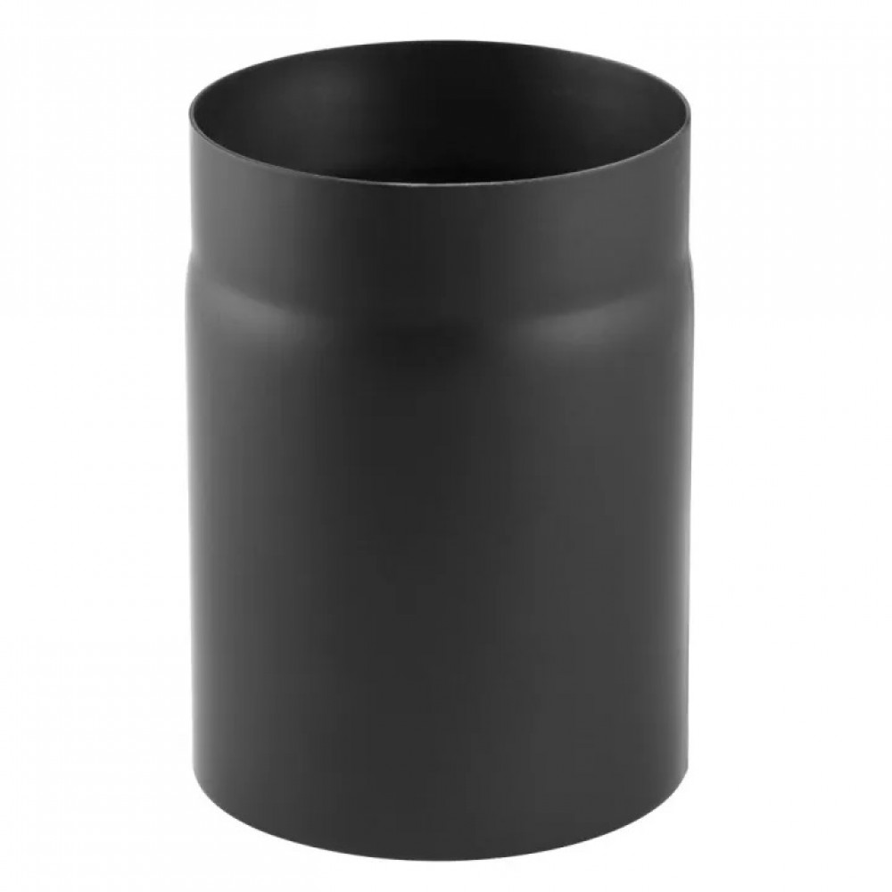Tubo per canna fumaria in acciaio nero PARKANEX, dritto, lunghezza 0.25 m, Ø150,  Spessore 2mm | Canna Fumaria |  |