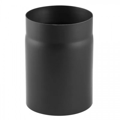 Tubo per canna fumaria in acciaio nero PARKANEX, dritto, lunghezza 0.25 m, Ø150,  Spessore 2mm - PARKANEX