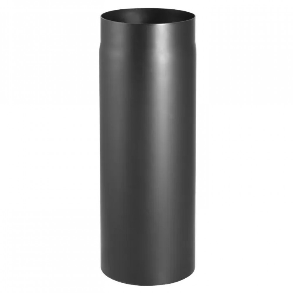 Tubo per canna fumaria in acciaio nero PARKANEX, dritto, lunghezza 0.5 m, Ø150,  Spessore 2mm | Canna Fumaria |  |