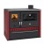 Cucina a Legna Prity GT Rosso, con cassetto, 15 kW