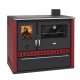 Cucina a Legna Prity GT Rosso, con cassetto, 15 kW | Stufe a Legna con Forno | Stufe A Legna |