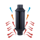 Scambiatore Di Calore Vulkan, Inox, Diametro 150mm, 5 tubi | Camini |  |