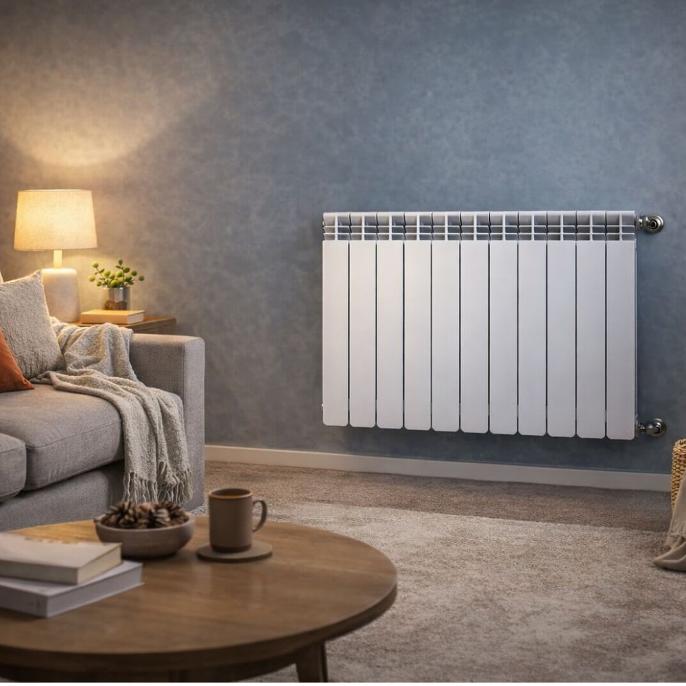 Set completo di radiatori in alluminio Helyos Evo H700, 6 pezzi x 10 sezioni | Radiatori Alluminio | Radiatori |