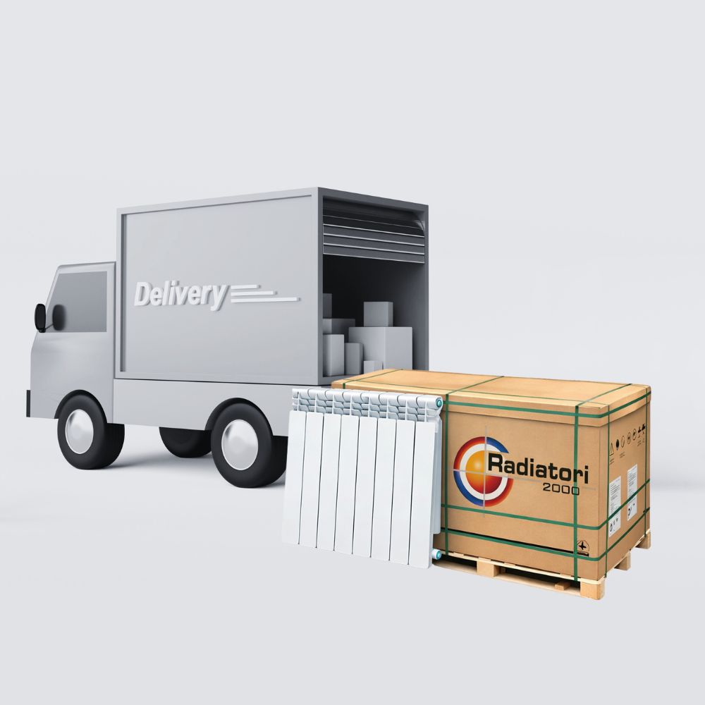 Set completo di radiatori in alluminio Helyos Evo H700, 6 pezzi x 10 sezioni | Radiatori Alluminio | Radiatori |