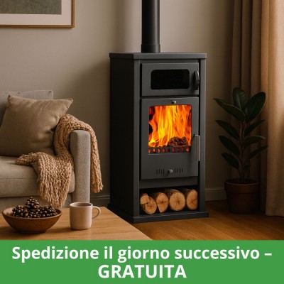 Stufa a Legna con Forno Balkan Energy Troy 7.8kW - Stufe A Legna