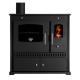 Stufa a legna con forno Prometey Perfect Eco con canna fumaria a sinistra, 7kW | Stufe a Legna con Forno | Stufe A Legna |