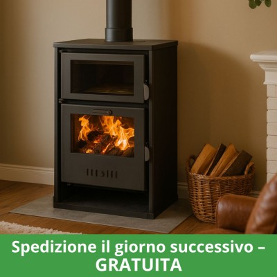Termostufa a Legna con Forno Balkan Energy Suzana, 11.6kW - 17.5kW - Stufe A Legna