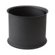 Rosetta Canna Fumaria PARKANEX doppio, acciaio, nero, 115mm, Ø150,  Spessore 2mm | Canna Fumaria |  |