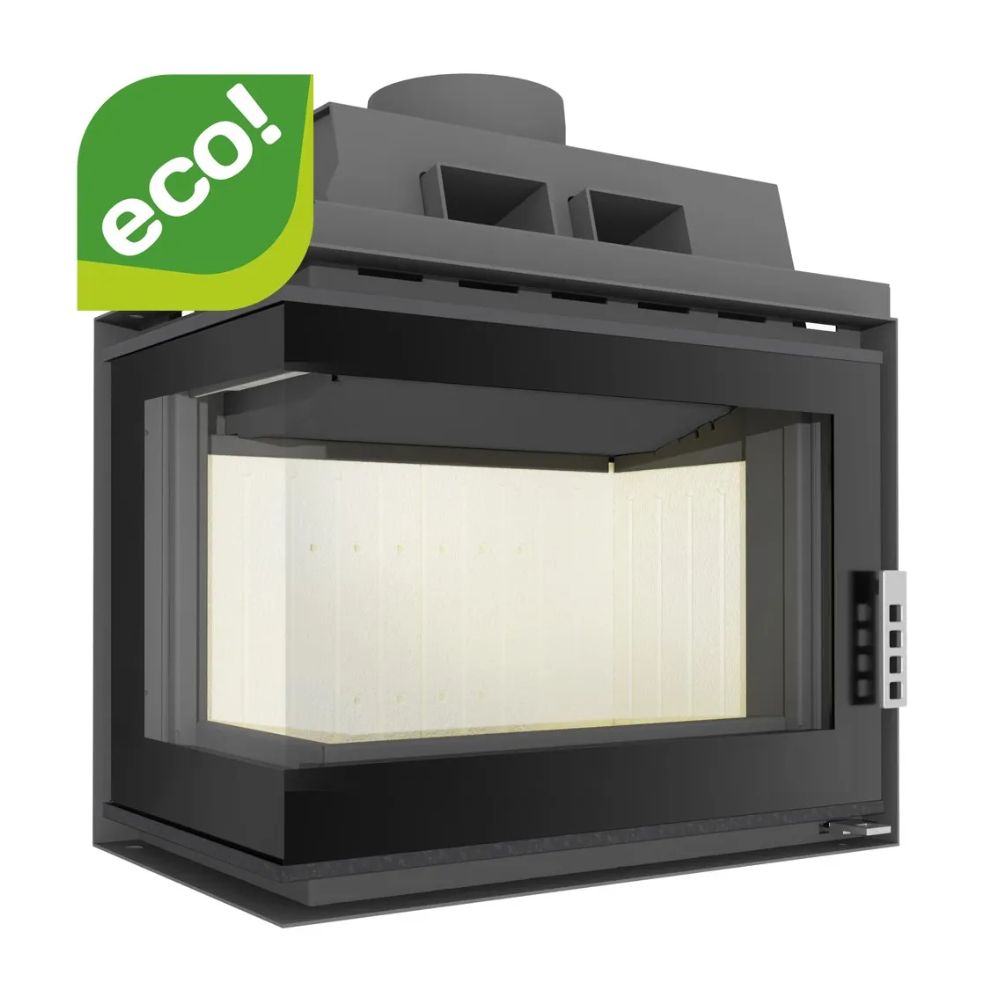 Camini a legna UNIFLAM 600 DURO S con alimentazione d'aria, lato sinistro, 11 kW | Inserti Camini | Camini a legna |